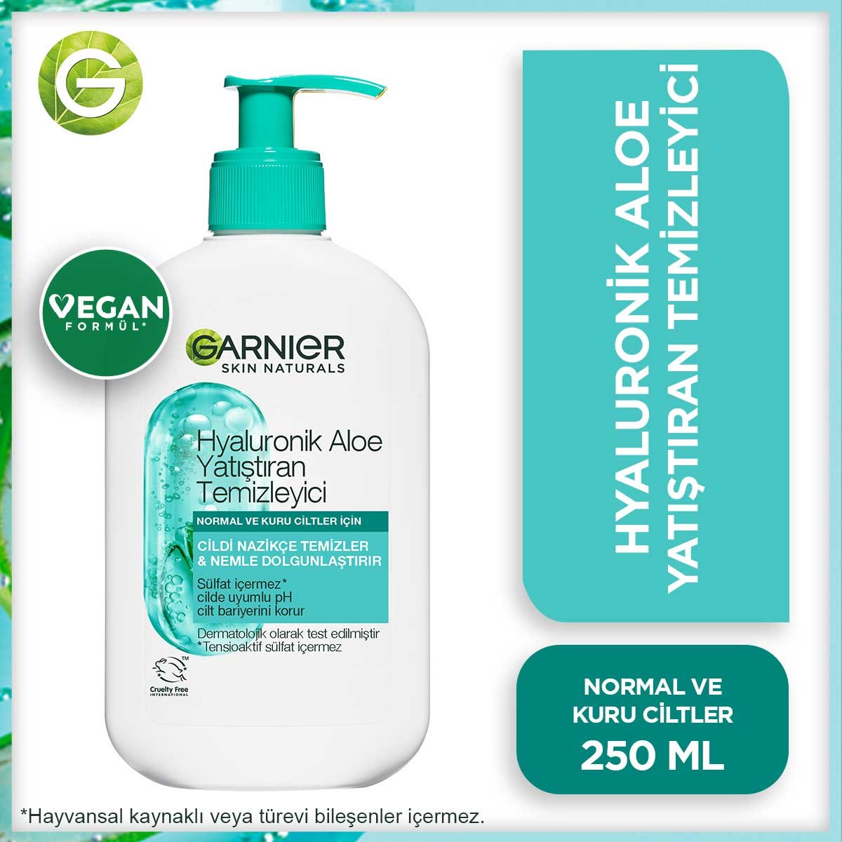 Garnier%20Skin%20Naturals%20Aloe%20Yatıştıran%20Temizleyici%20250%20ml