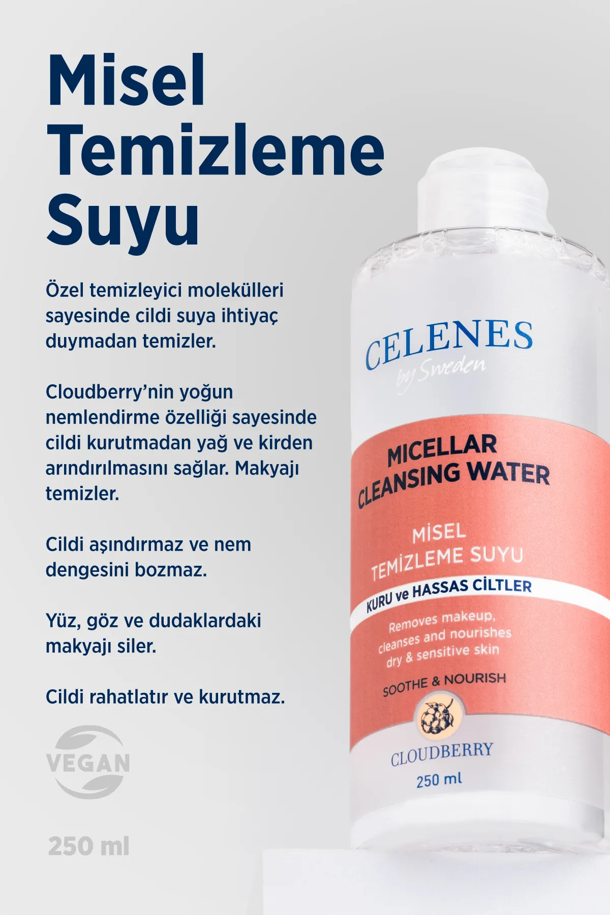 Celenes%20Cloudberry%20Micellar%20Temizleme%20Suyu%20Kuru%20ve%20Hassas%20Ciltler%20250%20ml