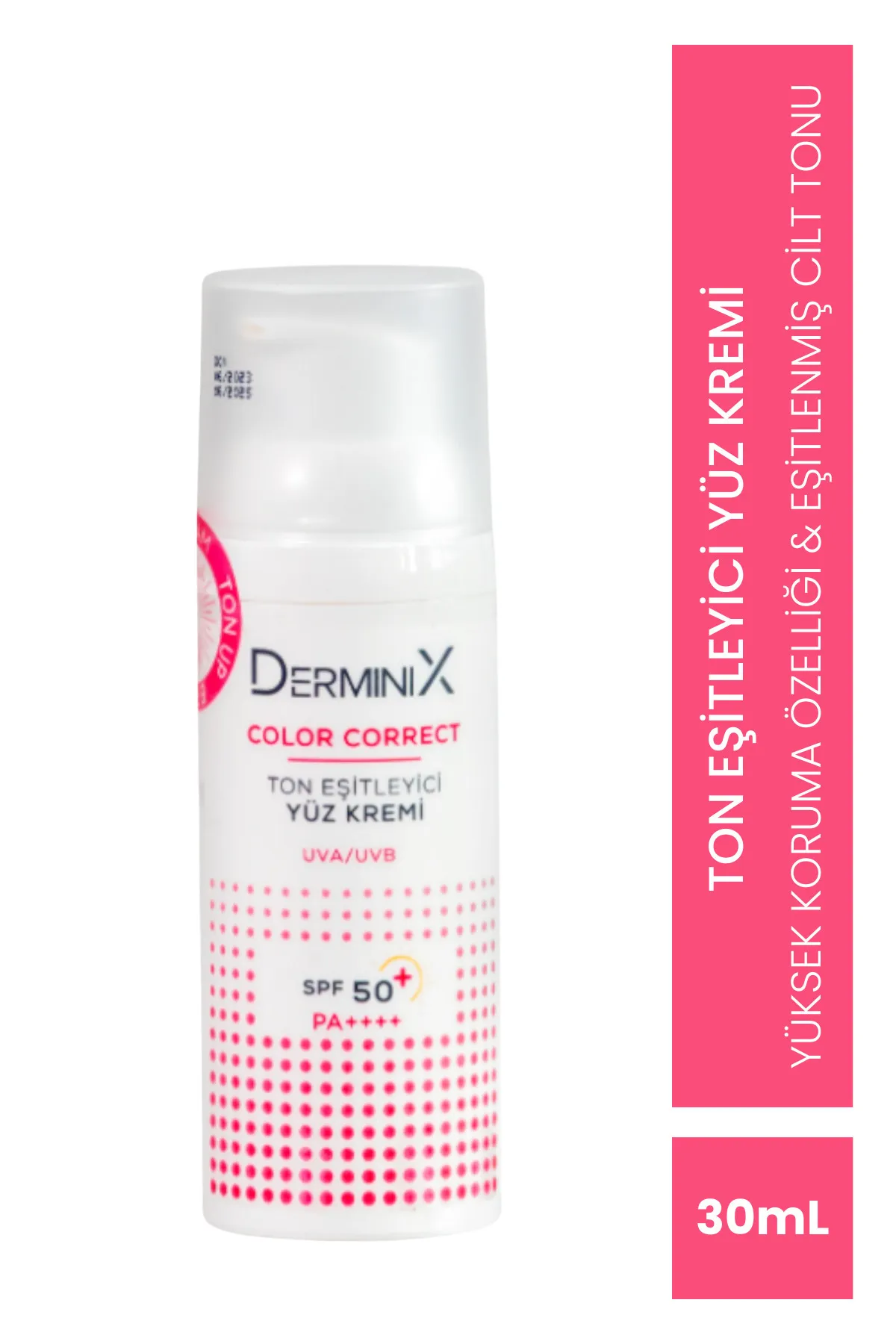 Derminix%20Ton%20Eşitleyici%20Yüz%20Kremi%20Spf50+%2050%20ml