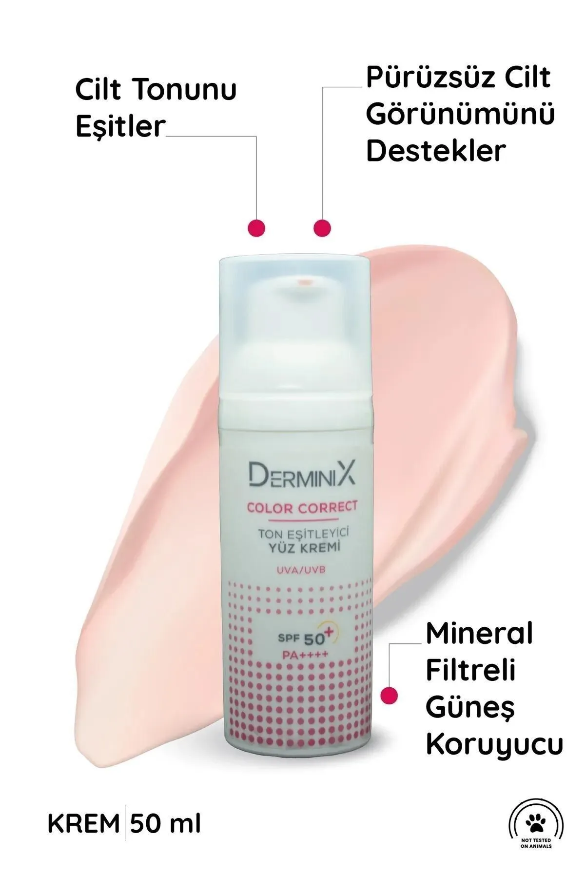 Derminix%20Ton%20Eşitleyici%20Yüz%20Kremi%20Spf50+%2050%20ml