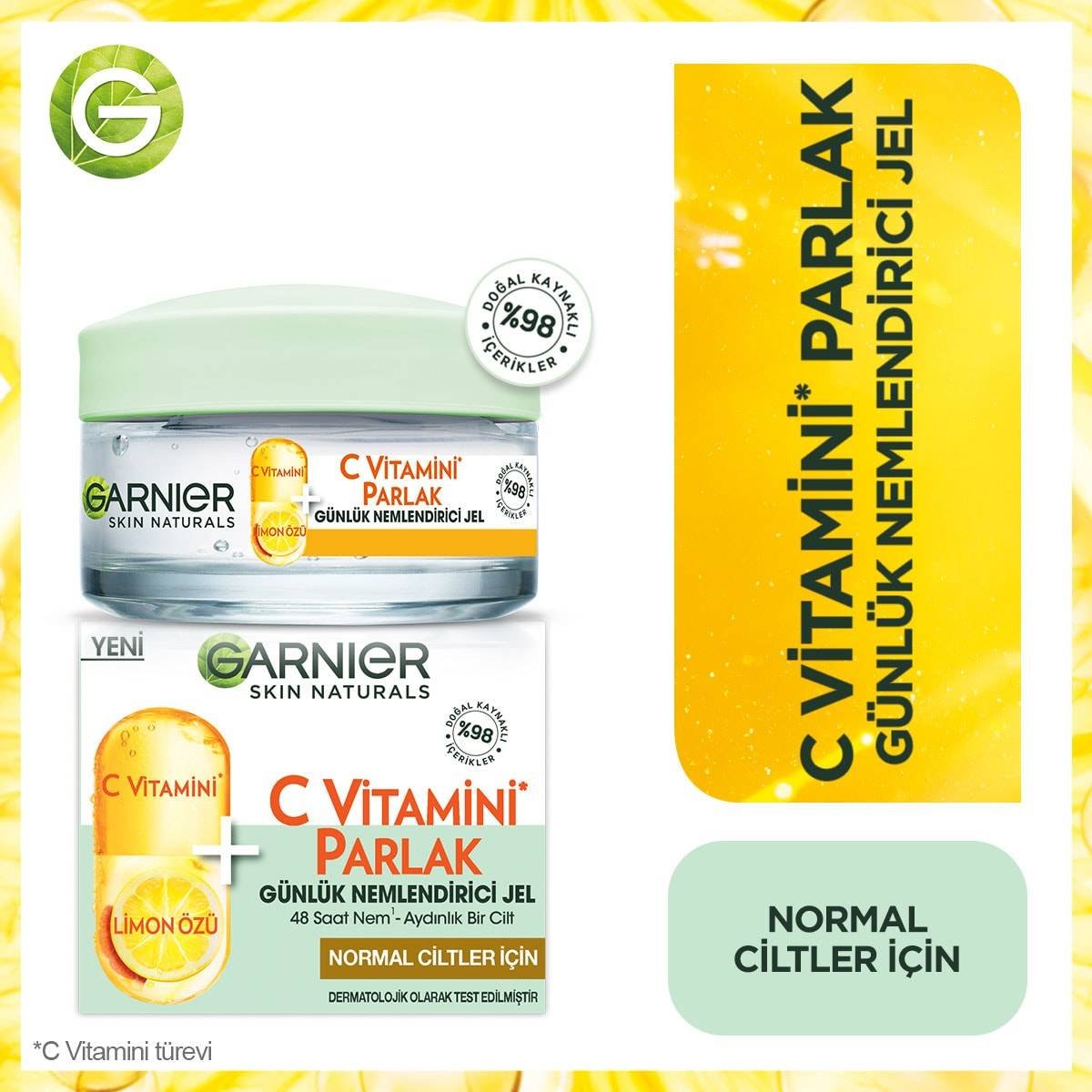 Garnier%20C%20Vitamini%20Parlak%20Günlük%20Nemlendirici%20Jel%2050%20ml