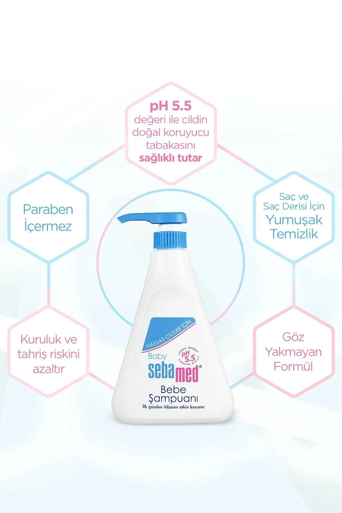 Sebamed%20Baby%20Hassas%20Saç%20Derisi%20İçin%20Papatya%20Özlü%20Şampuan%20500%20ml