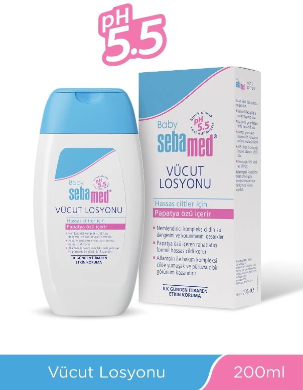 Sebamed%20Baby%20Hassas%20Ciltler%20İçin%20Vücut%20Losyonu%20200%20ml