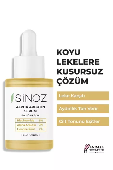 Sinoz Koyu Leke Karşıtı Cilt Serumu 30 ml