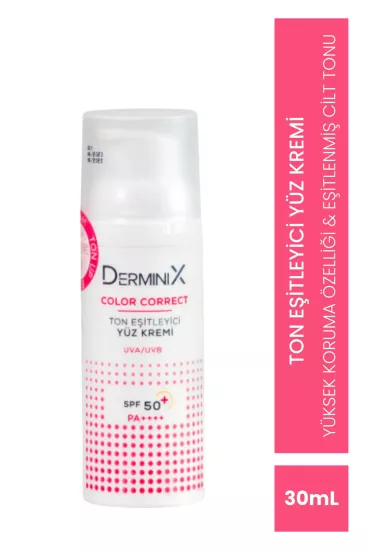 Derminix Ton Eşitleyici Yüz Kremi Spf50+ 50 ml