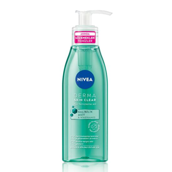 Nivea Derma Skin Clear Sivilce Karşıtı Yüz Temizleme Jeli 150 ml