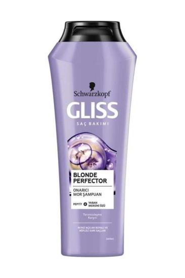 Gliss Blonde Perfector Turunculaşma Karşıtı Onarıcı Şampuan Peptit ve Yaban Mersini Özü ile 250 ml